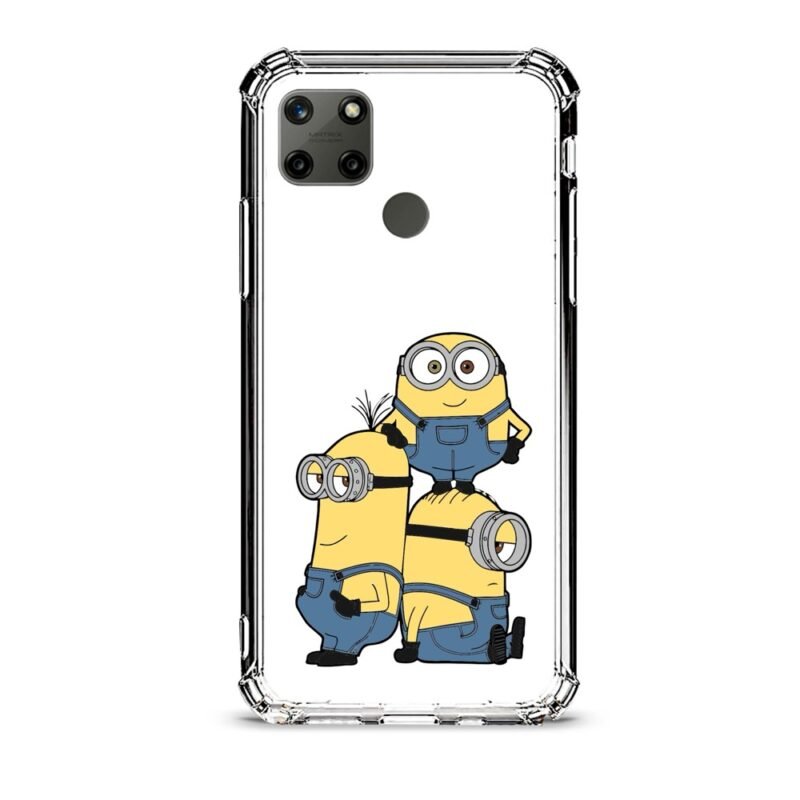 Minions θήκη διάφανη & σχέδιο  d1125 γιά Realme C25Y