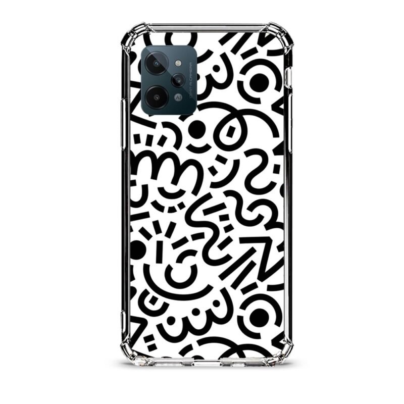 Abstract pattern θήκη διάφανη & σχέδιο  d1101 γιά Realme C31