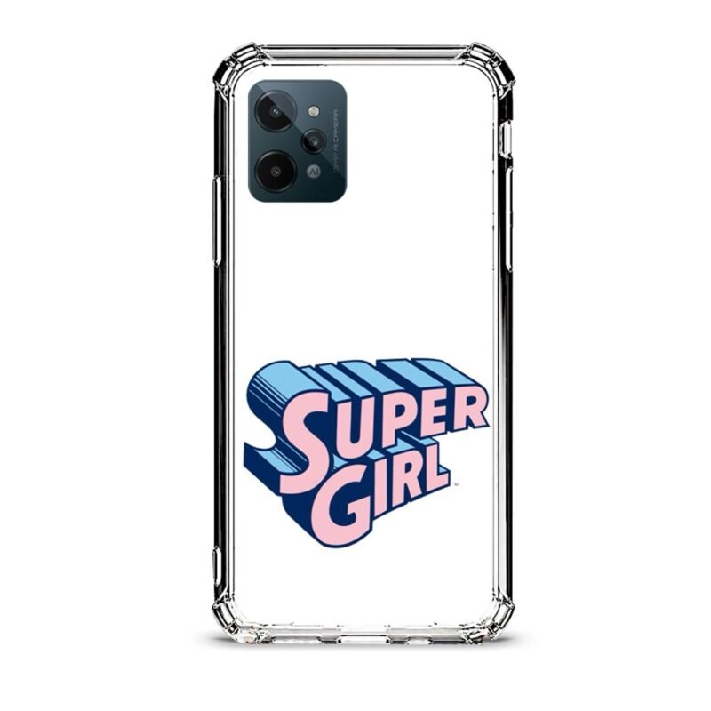 Super girl θήκη διάφανη & σχέδιο  d1115 γιά Realme C31