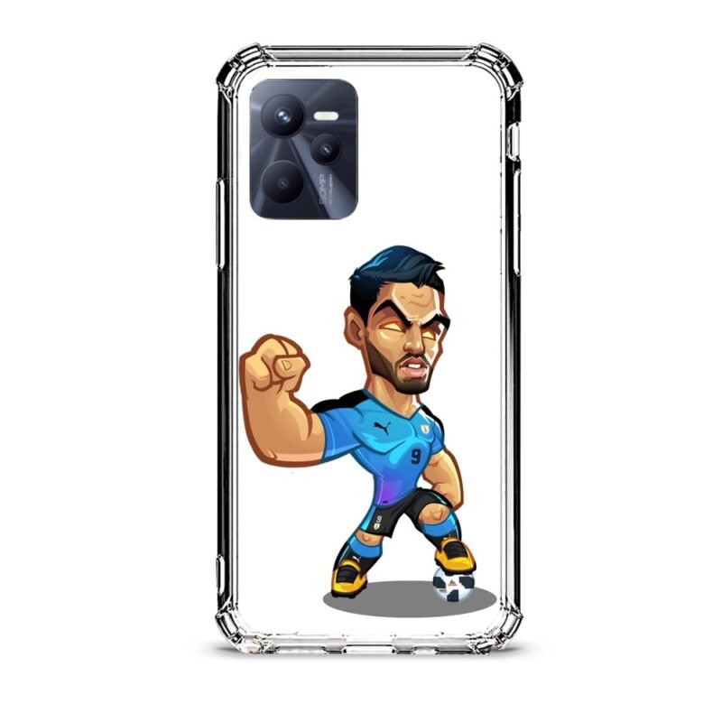 Luis Suarez θήκη διάφανη & σχέδιο  d1008 γιά Realme C35
