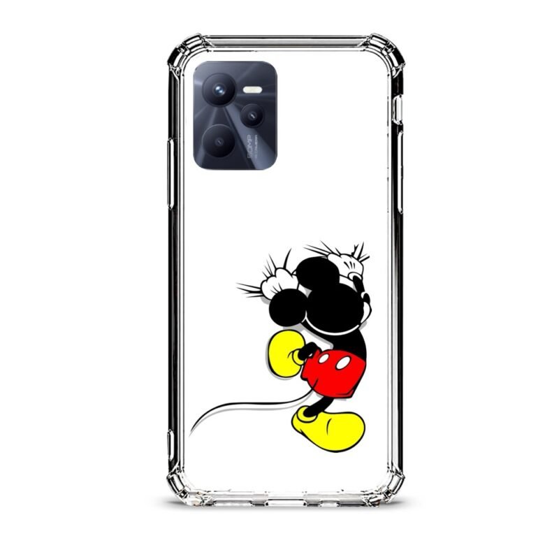 Mickey climbing θήκη διάφανη & σχέδιο  d1020 γιά Realme C35
