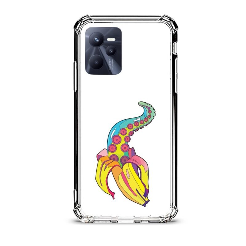 Weird banana θήκη διάφανη & σχέδιο  d1025 γιά Realme C35