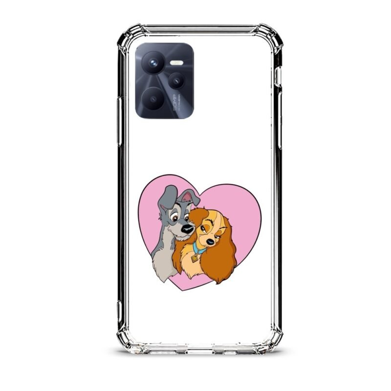 Lady and the Tramp θήκη διάφανη & σχέδιο  d1045 γιά Realme C35