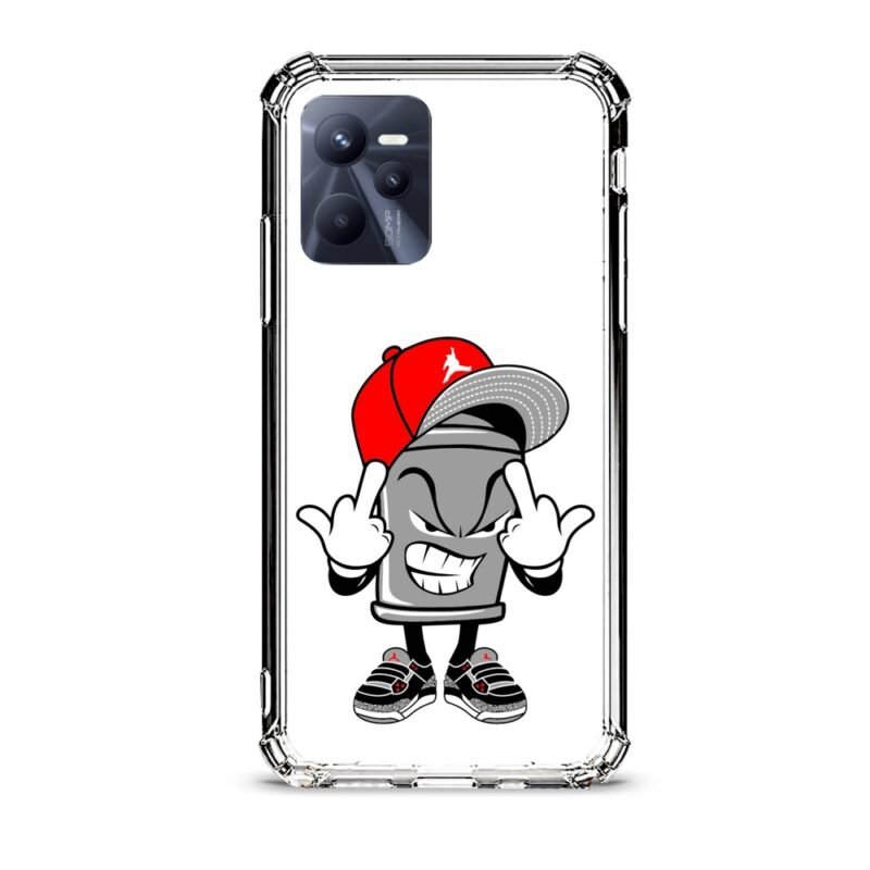 Swag can θήκη διάφανη & σχέδιο  d1062 γιά Realme C35