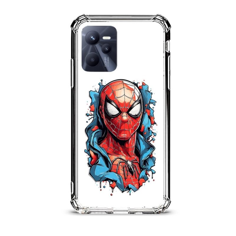 Spiderman θήκη διάφανη & σχέδιο  d1065 γιά Realme C35