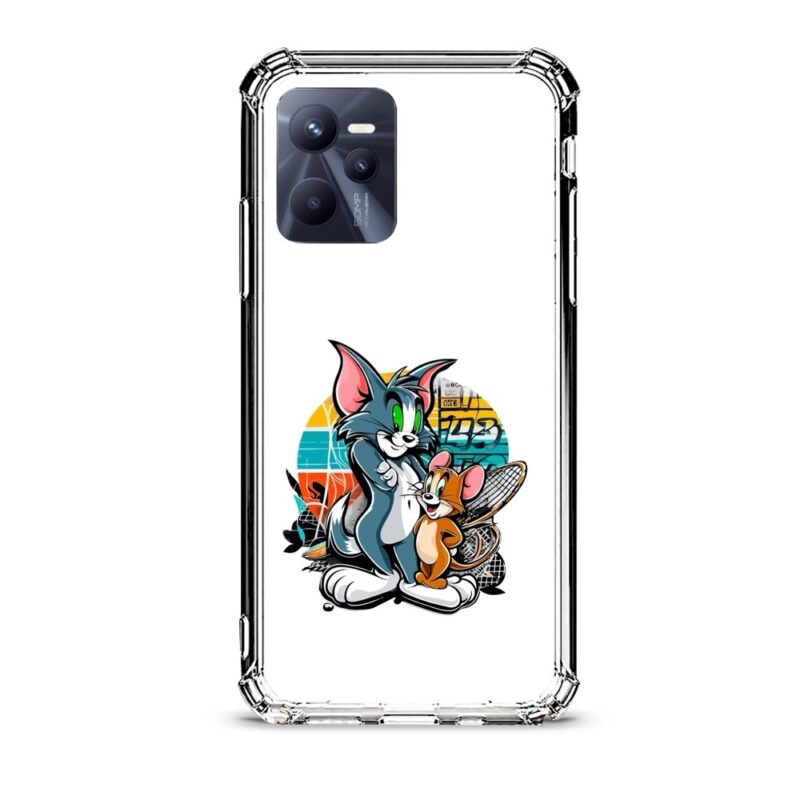 Tom & Jerry θήκη διάφανη & σχέδιο  d1066 γιά Realme C35