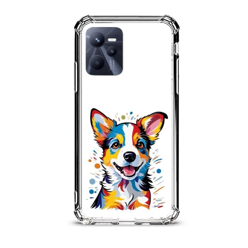 Cute dog θήκη διάφανη & σχέδιο  d1079 γιά Realme C35