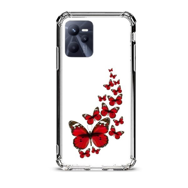 Butterflies θήκη διάφανη & σχέδιο  d1117 γιά Realme C35