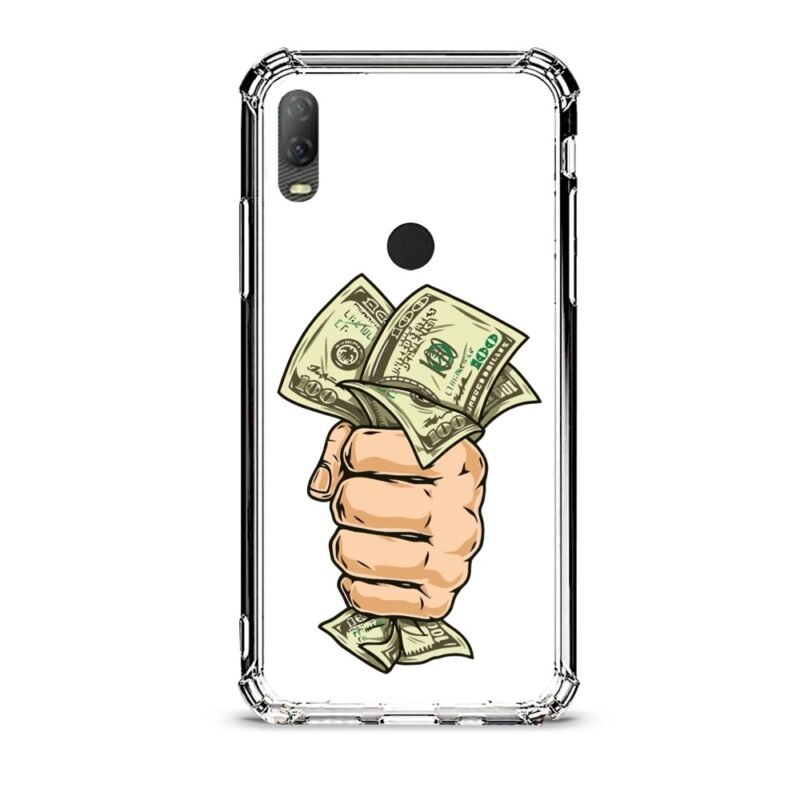Money θήκη διάφανη & σχέδιο  d1060 γιά Alcatel 1V 2020