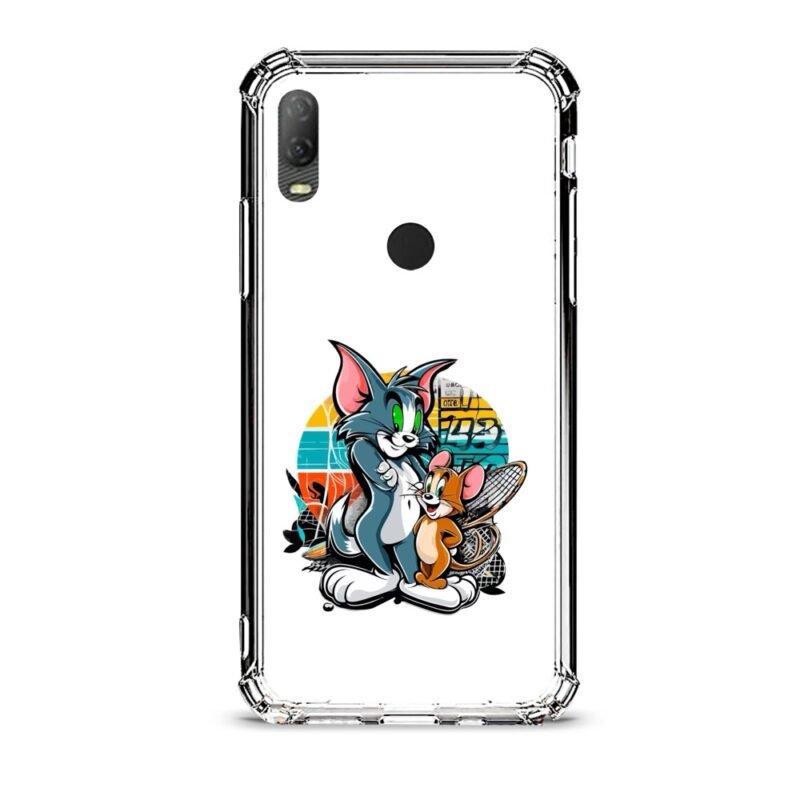 Tom & Jerry θήκη διάφανη & σχέδιο  d1066 γιά Alcatel 1V 2020
