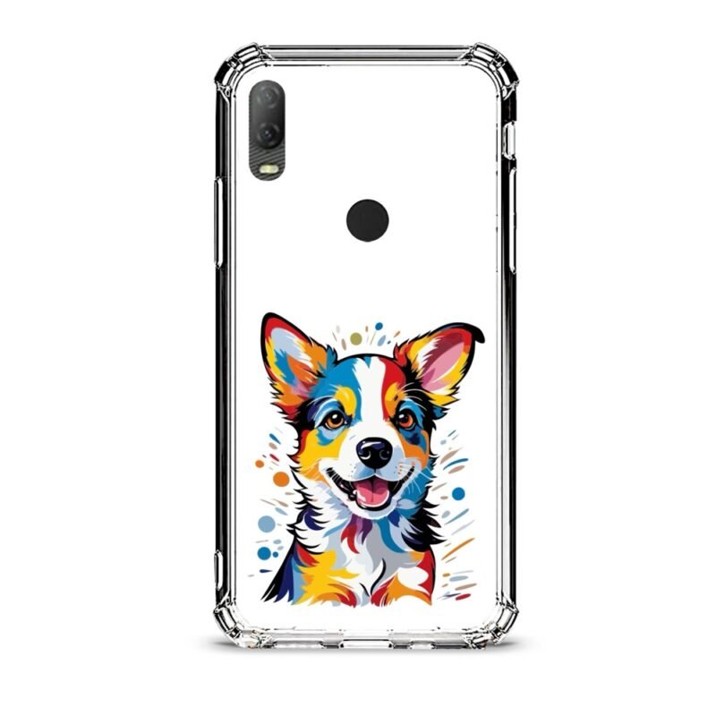 Cute dog θήκη διάφανη & σχέδιο  d1079 γιά Alcatel 1V 2020
