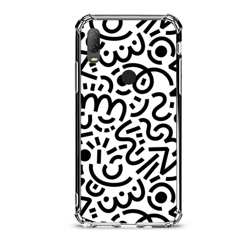 Abstract pattern θήκη διάφανη & σχέδιο  d1101 γιά Alcatel 1V 2020
