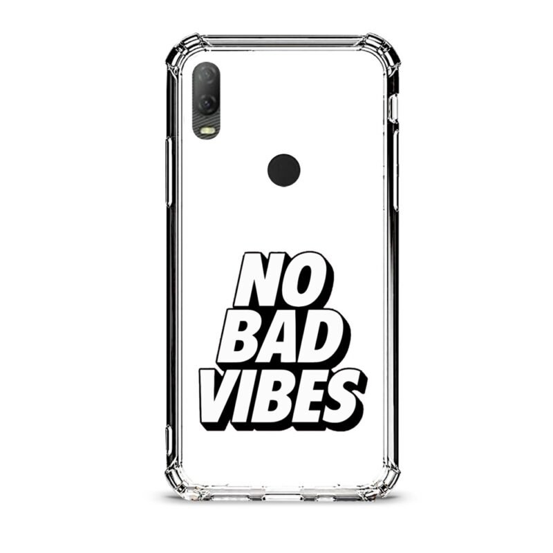 No bad vibes θήκη διάφανη & σχέδιο  d1103 γιά Alcatel 1V 2020