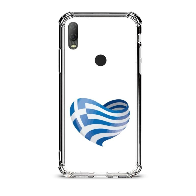 Love Greece θήκη διάφανη & σχέδιο  d1127 γιά Alcatel 1V 2020