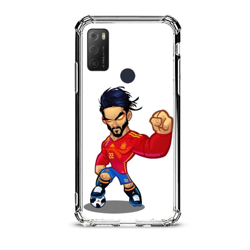 Isco Alarcon θήκη διάφανη & σχέδιο  d1005 γιά Alcatel 1S 2021