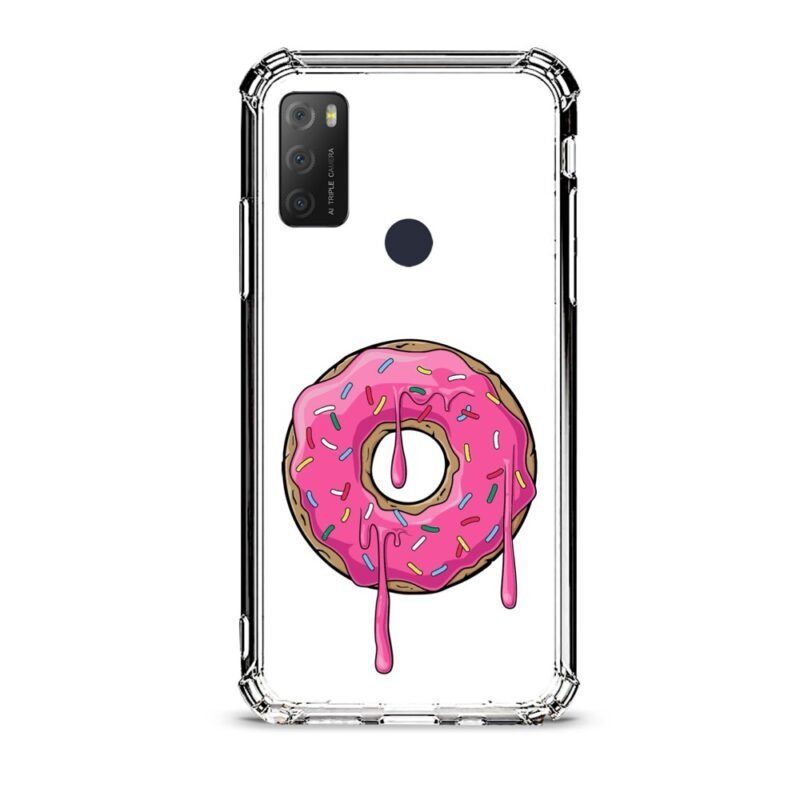 Donut θήκη διάφανη & σχέδιο  d1038 γιά Alcatel 1S 2021