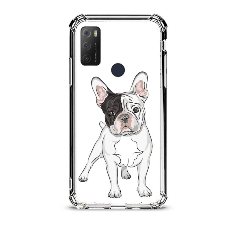 Cute dog θήκη διάφανη & σχέδιο  d1041 γιά Alcatel 1S 2021