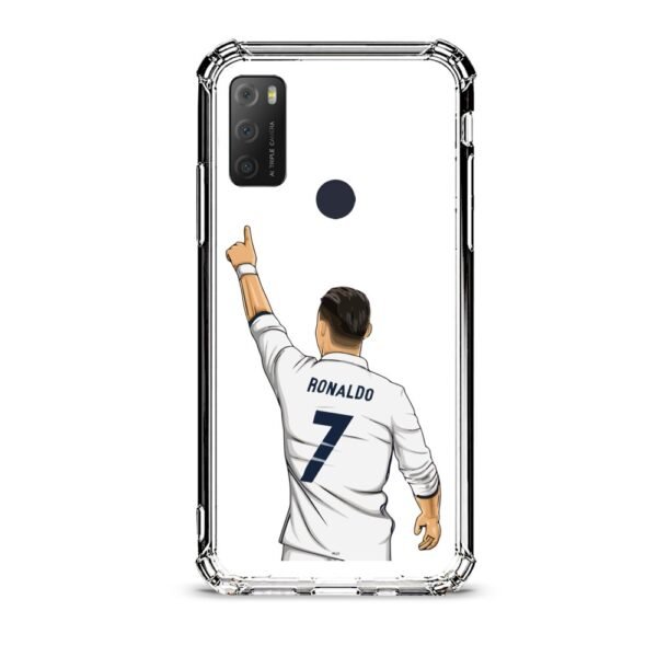 Ronaldo θήκη διάφανη & σχέδιο  d1047 γιά Alcatel 1S 2021