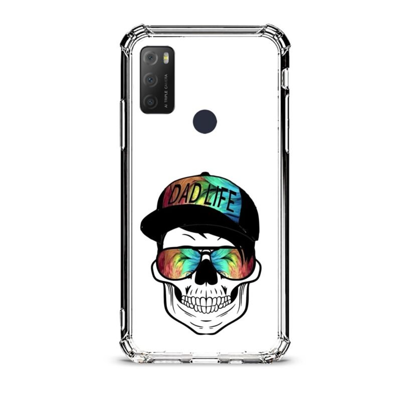 Dad life θήκη διάφανη & σχέδιο  d1051 γιά Alcatel 1S 2021