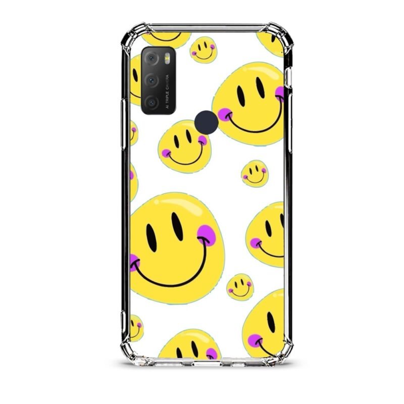 Smilies θήκη διάφανη & σχέδιο  d1076 γιά Alcatel 1S 2021