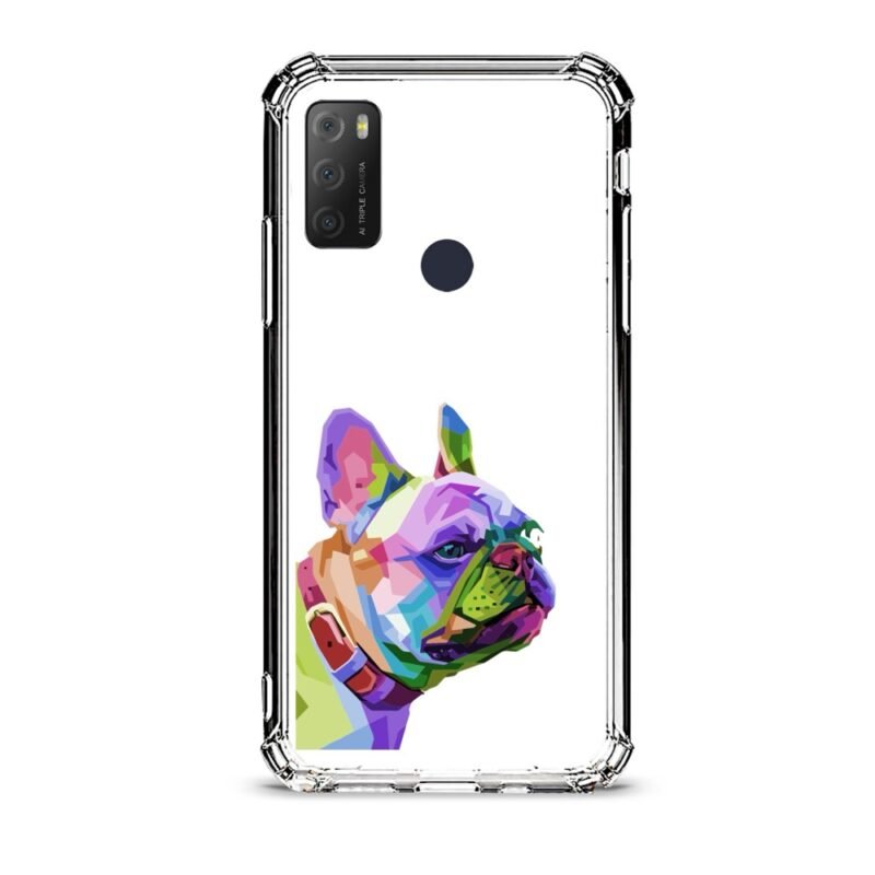 Cute pug θήκη διάφανη & σχέδιο  d1078 γιά Alcatel 1S 2021