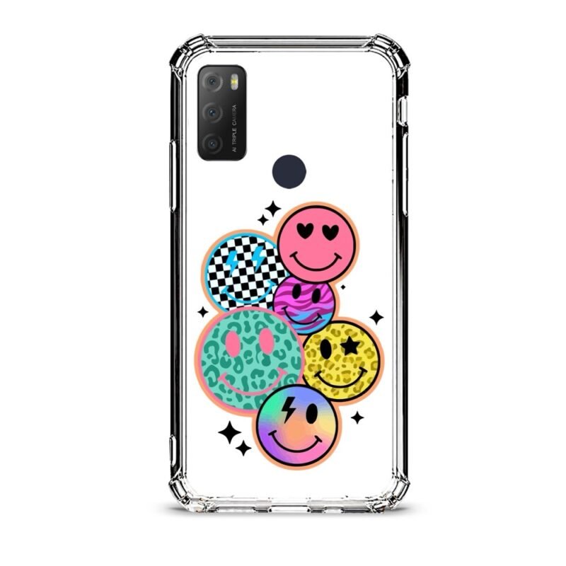Smilies θήκη διάφανη & σχέδιο  d1096 γιά Alcatel 1S 2021