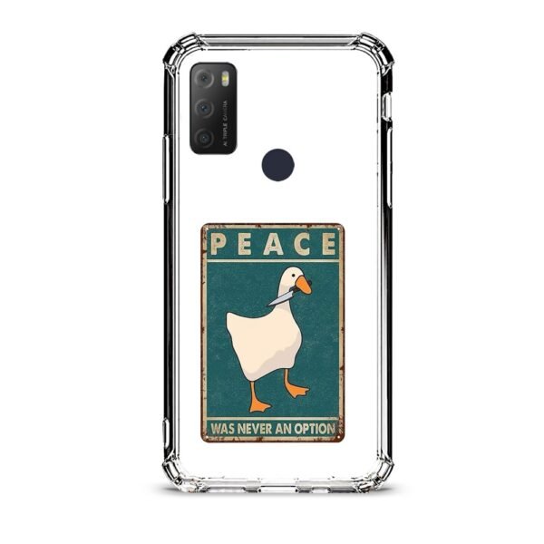 No piece duck θήκη διάφανη & σχέδιο  d1107 γιά Alcatel 1S 2021