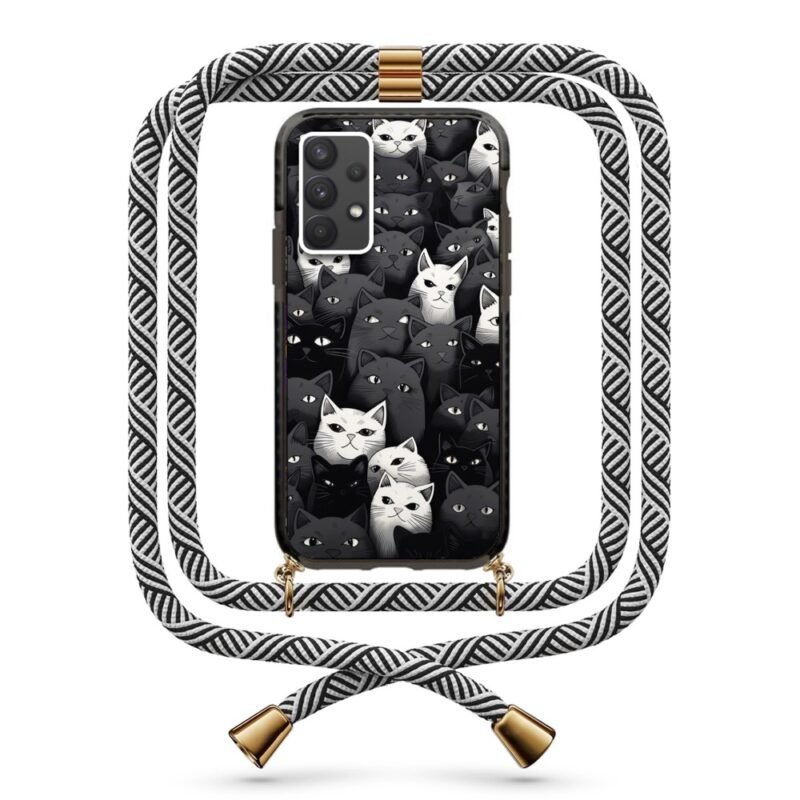 Cats θήκη με κορδόνι & σχέδιο 9861 για Galaxy A32 4G