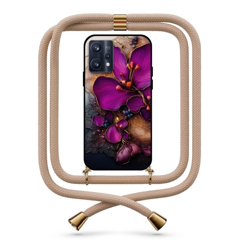 Flowers θήκη με κορδόνι & σχέδιο 9735 για Realme 9 Pro Plus