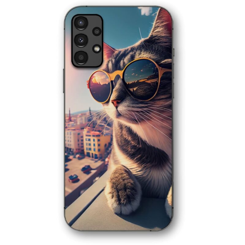 Sunglasses cat θήκη κινητού 91196 για Galaxy A13 4G