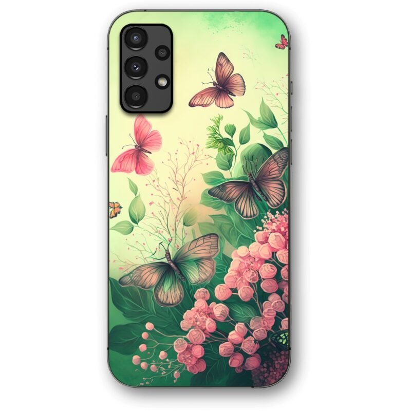 Flower butterflies θήκη κινητού 91255 για Galaxy A13 4G