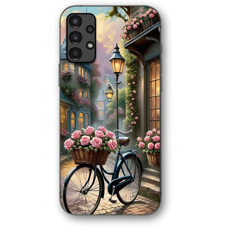 Flower bicycle θήκη κινητού 91345 για Galaxy A13 4G