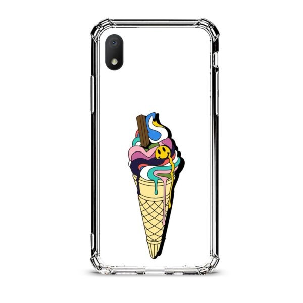 Ice cream θήκη διάφανη & σχέδιο  d1042 γιά Alcatel 1B 2020