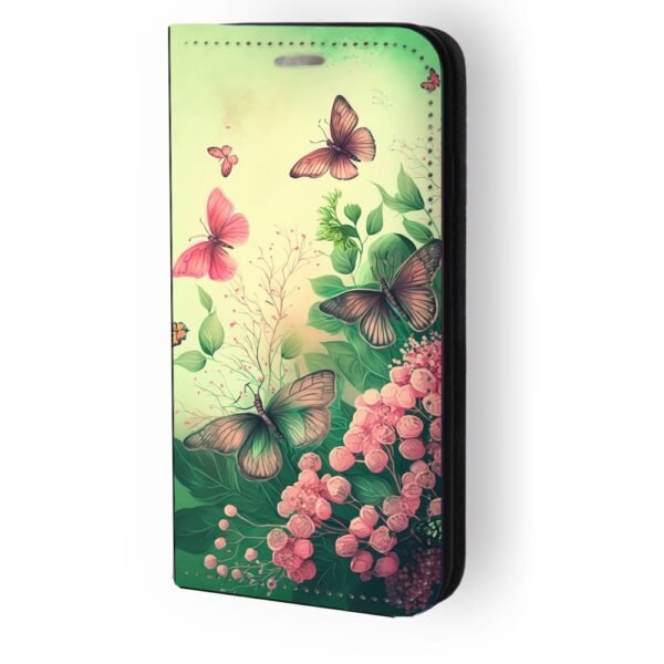 Θήκη book με σχέδιο butterfly flowers 91255 για iPhone 11