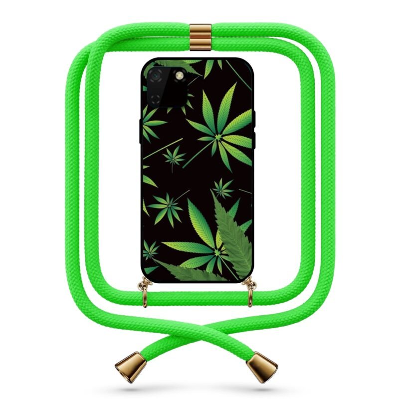 Weed θήκη με κορδόνι & σχέδιο 9781 για Huawei Y5P 2020