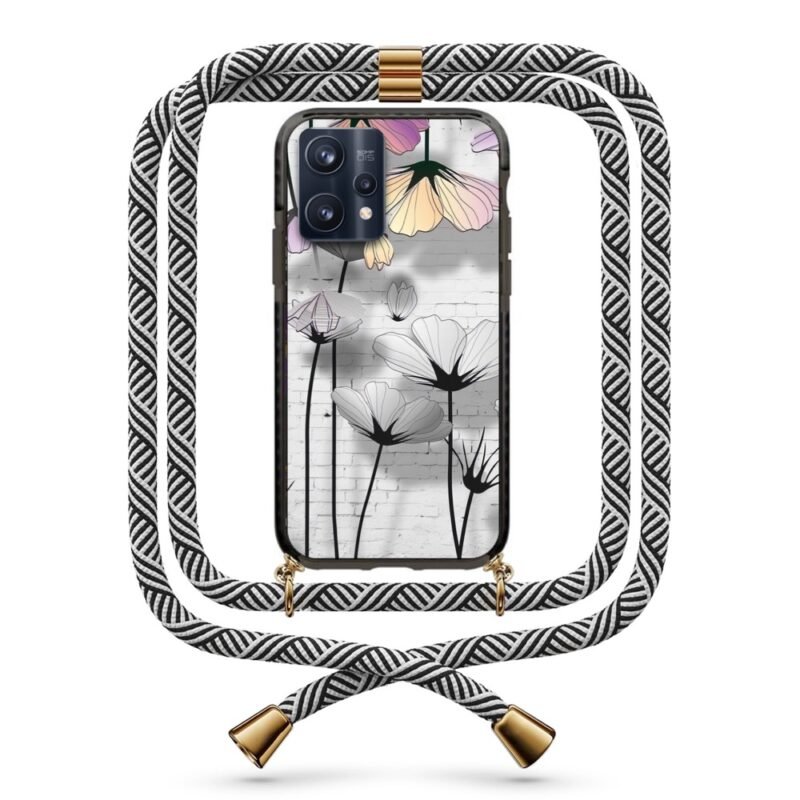 Flowers θήκη με κορδόνι & σχέδιο 9862 για Realme 9 Pro Plus