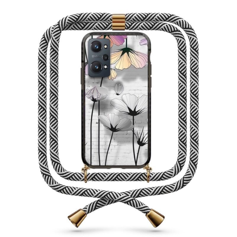 Flowers θήκη με κορδόνι & σχέδιο 9862 για Realme GT NEO 2
