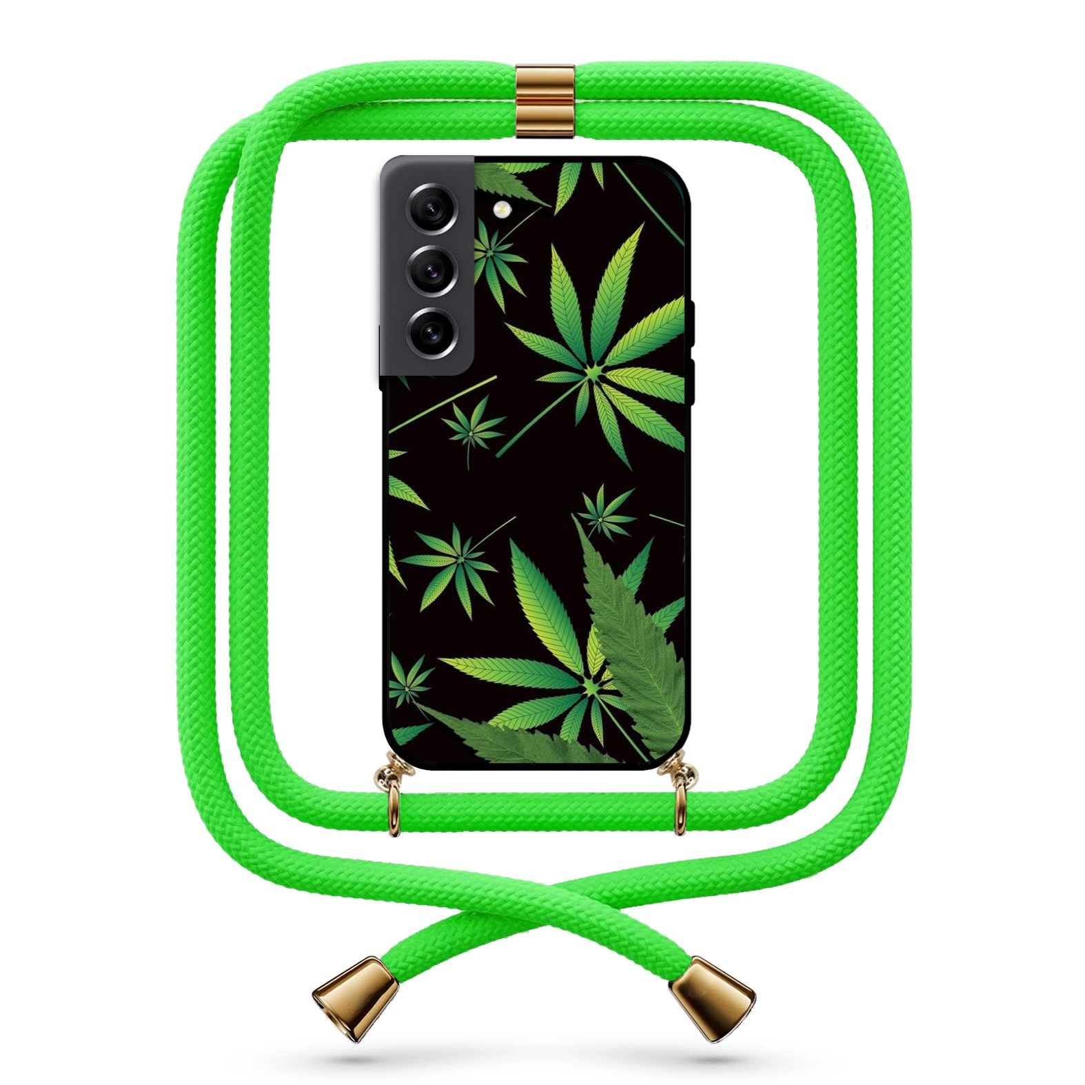 Weed θήκη με κορδόνι & σχέδιο 9781 για  Galaxy S22