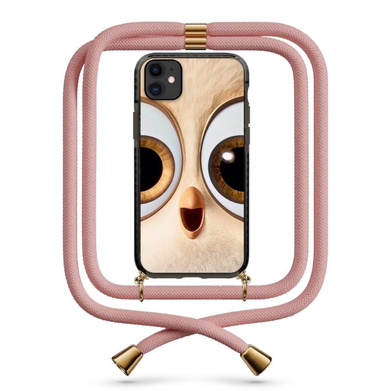 Bird face θήκη κινητού με κορδόνι 9830 γιά iPhone 11