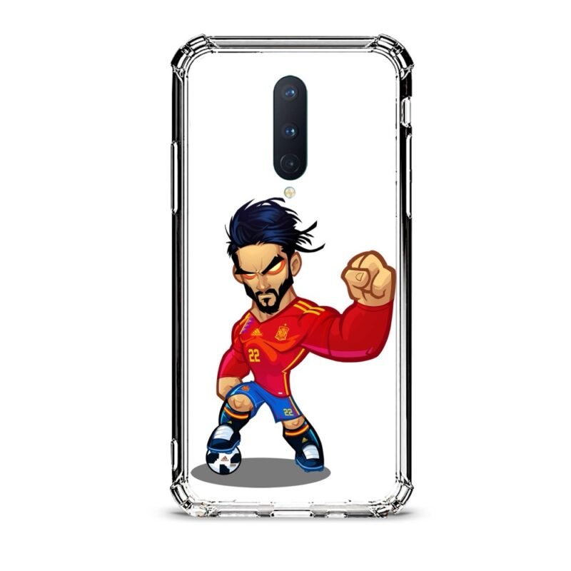 Isco Alarcon θήκη διάφανη & σχέδιο  d1005 γιά Oneplus 8