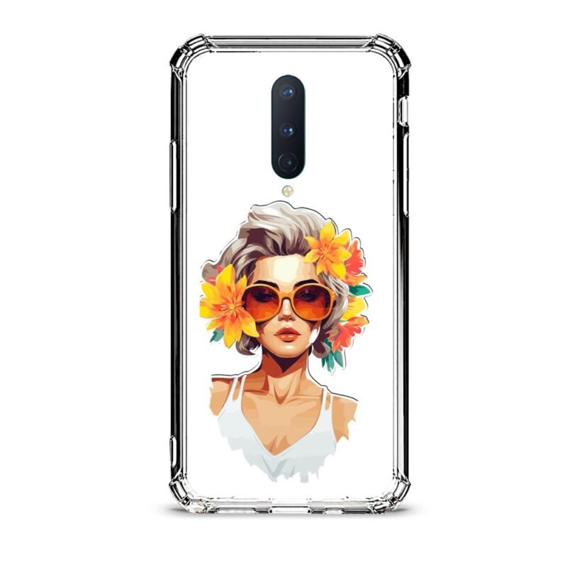 Flower girl θήκη διάφανη & σχέδιο  d1018 γιά Oneplus 8