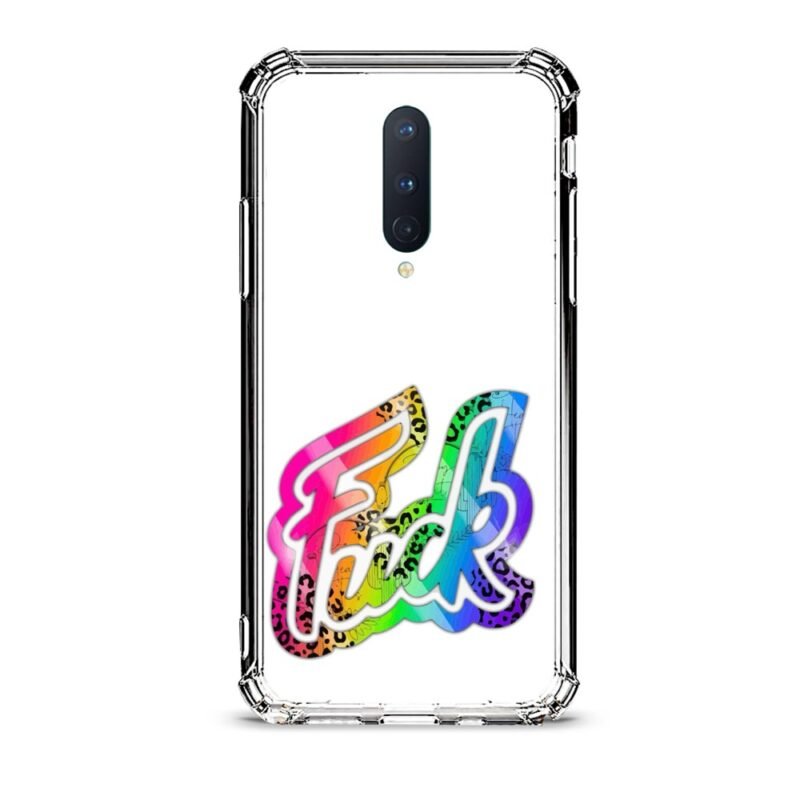 F*ck θήκη διάφανη & σχέδιο  d1054 γιά Oneplus 8