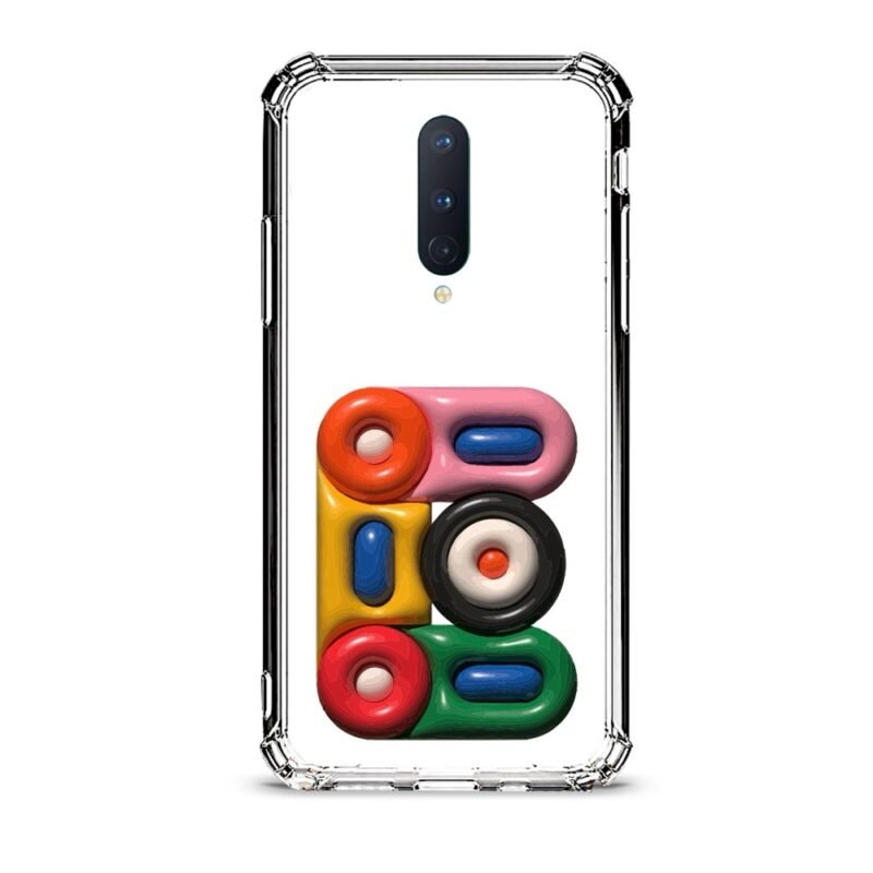 3d shapes θήκη διάφανη & σχέδιο  d1064 γιά Oneplus 8