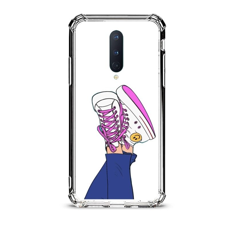 Girl shoes θήκη διάφανη & σχέδιο  d1074 γιά Oneplus 8