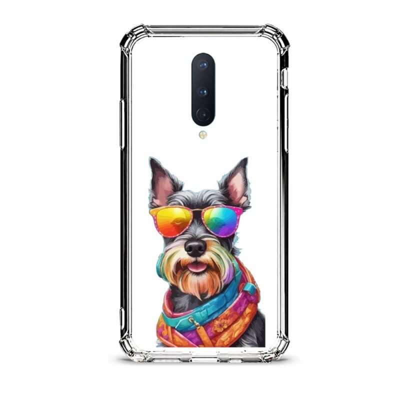 Sunglasses dog θήκη διάφανη & σχέδιο  d1080 γιά Oneplus 8
