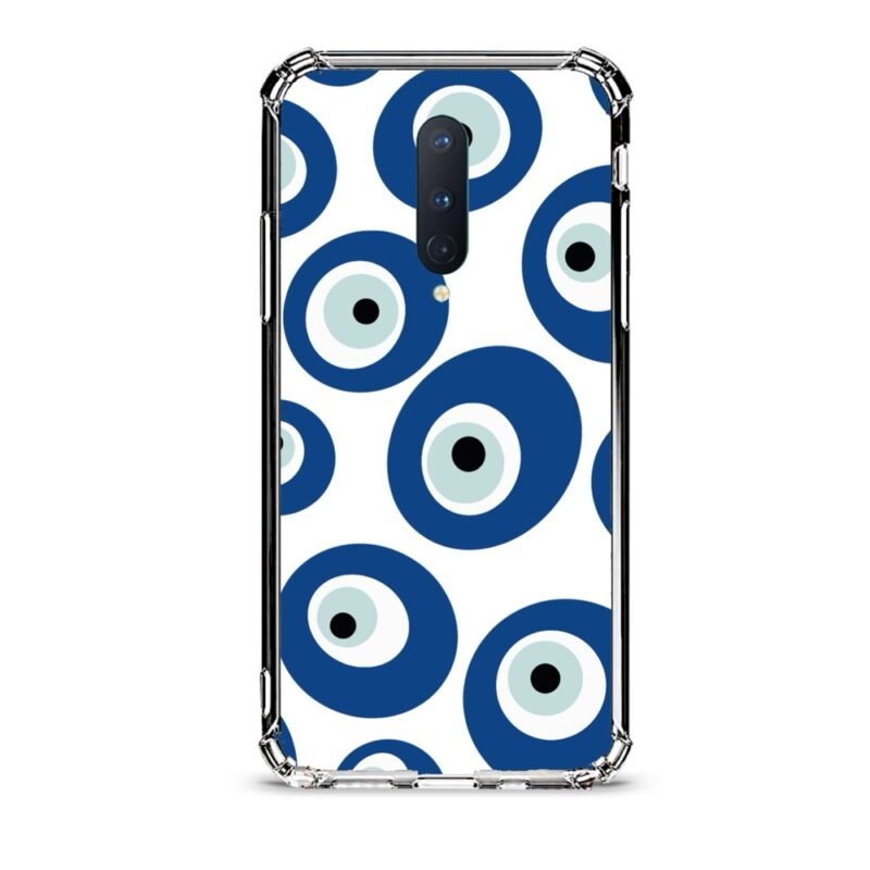 Evil eye θήκη διάφανη & σχέδιο  d1085 γιά Oneplus 8