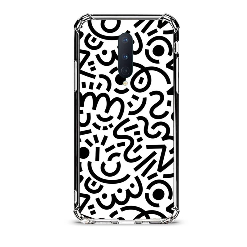 Abstract pattern θήκη διάφανη & σχέδιο  d1101 γιά Oneplus 8