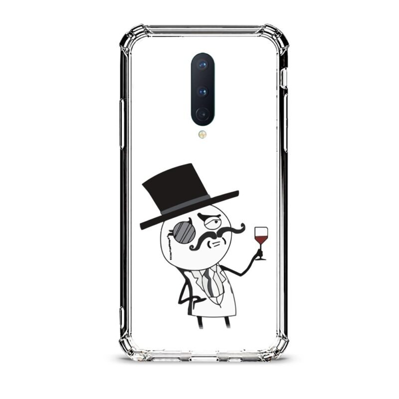 Meme figure θήκη διάφανη & σχέδιο  d1114 γιά Oneplus 8