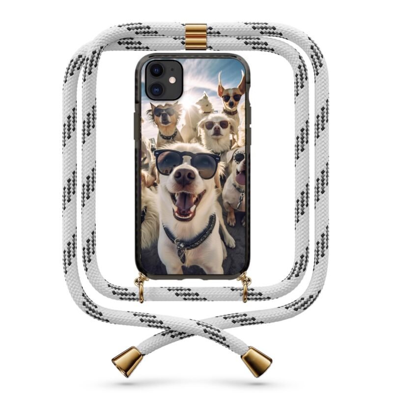 Sunglass dogs θήκη κινητού με κορδόνι 9832 γιά iPhone 11