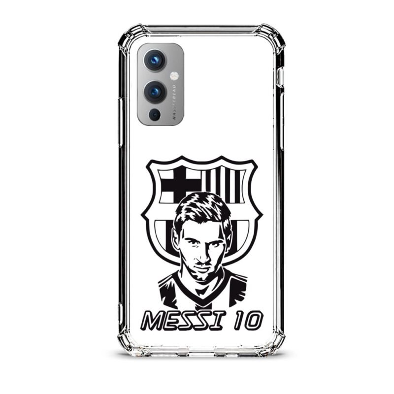 Messi Barcelona θήκη διάφανη & σχέδιο  d1043 γιά Oneplus 9